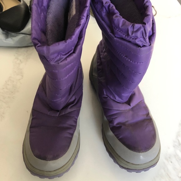 Warm Winter Purple Boots 